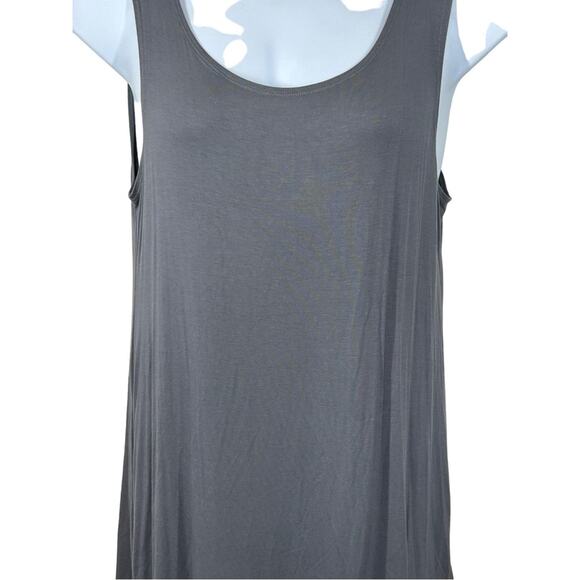 LOGO Layers by Lori Goldstein Sleeveless Tank Shift Dress Tunic Beach Cover Up - Picture 4 of 7